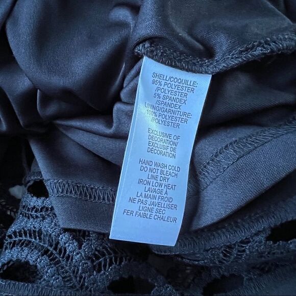 Lulus sleeveless lace tulip dress body con fitted - Picture 6 of 7